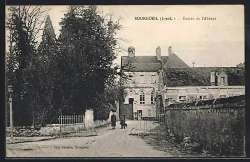 AK Bourgueil /I.-et-L., Entrée de l`Abbaye