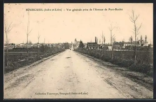 AK Bourgueil /I.-et-L., Vue générale prise de l`Avenue de Port-Boulet