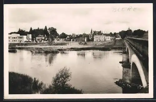 AK Bléré /I.-et-L., Le Pont sur le Cher et la Ville