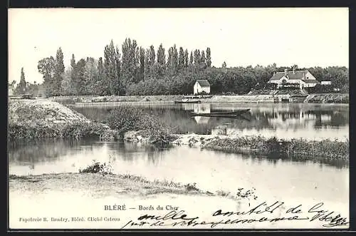 AK Bléré /I.-et-L., Bords du Cher