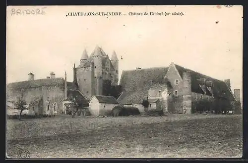 AK Chatillon-sur-Indre, Chateau de Bridoré, XIe siècle