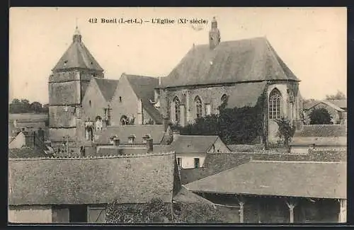 AK Bueil /I.-et-L., L`Église, XIe siècle