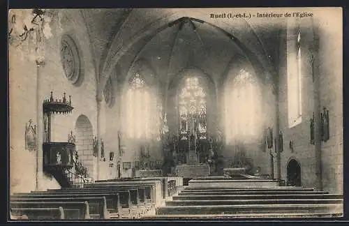 AK Bueil /I.-et-L., Intérieur de l`Eglise