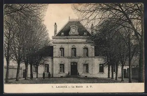 AK Lacroix /I.-et-L., La Mairie