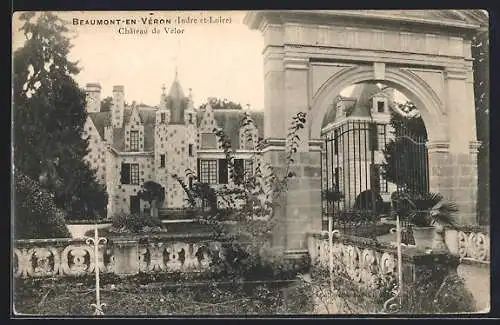 AK Beaumont-en-Vernon, Chateau de Velor