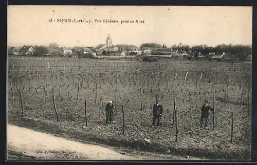 AK Benais /I.-et-L., Vue Générale, prise au Nord