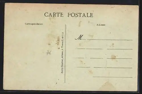 AK Veretz /I.-et-L., Le Chateau, facade Ouest