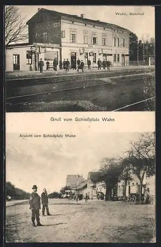 AK Köln-Wahn, Bahnhof und Schiessplatz