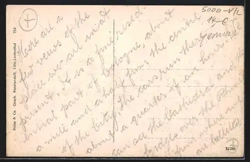 AK Köln-Lindenthal, Partie in der Kerpenerstrasse