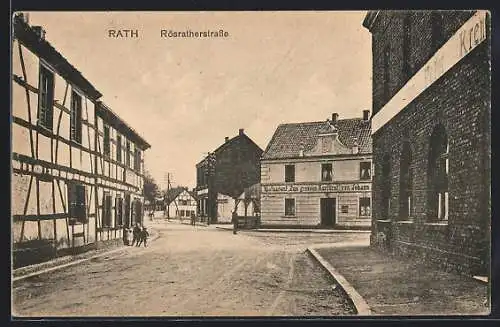 AK Rath, Restaurant Zum grossen Kurfürsten in der Rösratherstrasse