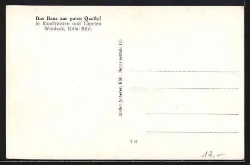 AK Köln-Bayenthal, Partie in der Alteburgerstrasse