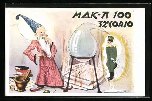 AK Zauberer braut einen italienischen Soldaten, R. Guardia di Finanza, 32. Corso