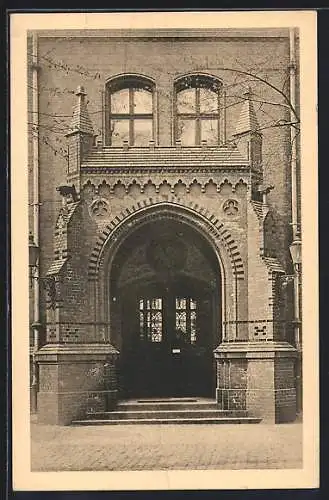 AK Berlin-Schöneberg, Prinz-Heinrich-Gymnasium, Portal
