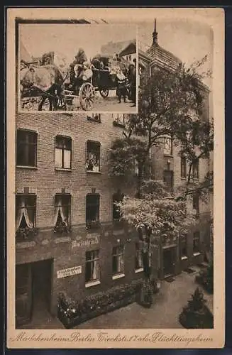 AK Berlin, das Mädchenheim in der Tieckstrasse