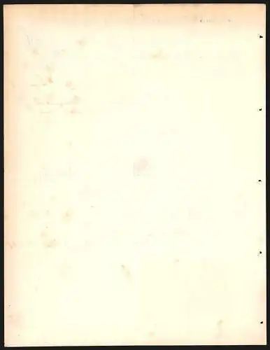 Rechnung Berlin 1907, Haese & Höfig, Käse-, Butter- & Margarine-Grosshandlung, Kuhherde an einem Fluss