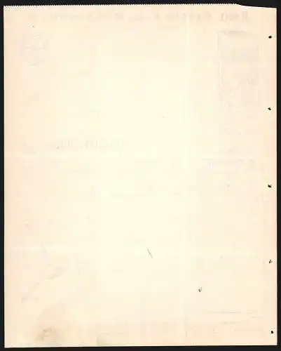 Rechnung Heilbronn 1913, Emil Seelig AG, Kaffee-Surrogate-Fabrik, Produktansicht und Schutzmarke