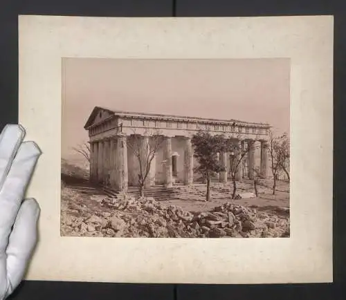 Fotografie unbekannter Fotograf, Ansicht Kertsch, altgriechischer Tempel auf der Krim