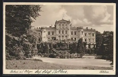 AK Putbus a. Rügen, Schloss mit Anlage