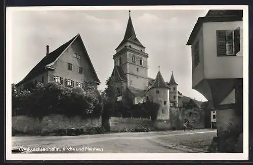 AK Grosssachsenheim, Kirche und Pfarrhaus