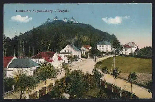 AK Augustusburg i. Erzgeb., Gasthaus zum Schlossberg