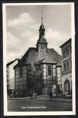 AK Bad Freienwalde /Oder, Partie an der Kirche