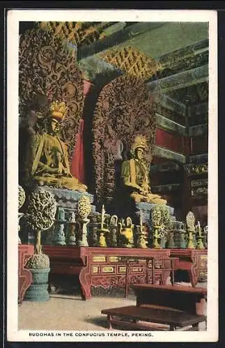 AK Peking, Buddhas in the Confucius Temple