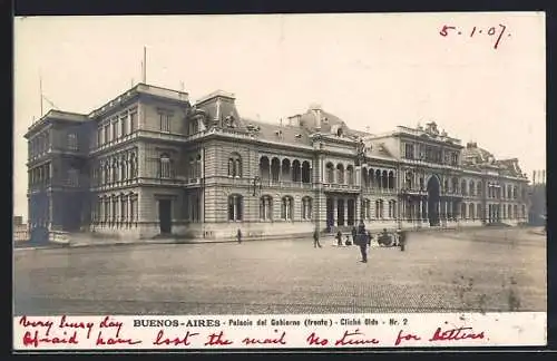 AK Buenos Aires, Palacio del Gobierno, Cliché Olds