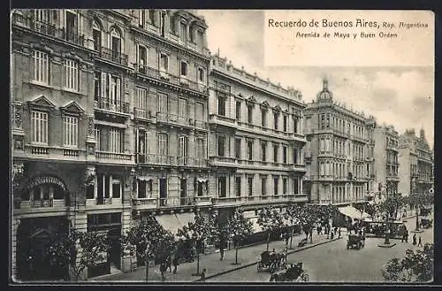 AK Buenos Aires, Avenida de Mayo y Buen Orden