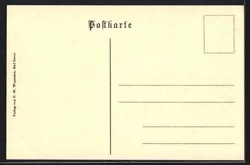 AK Bad Essen, Partie am Kirchplatz