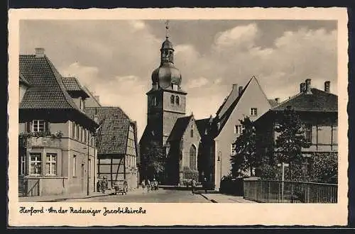 AK Herford, An der Radewiger Jacobikirche