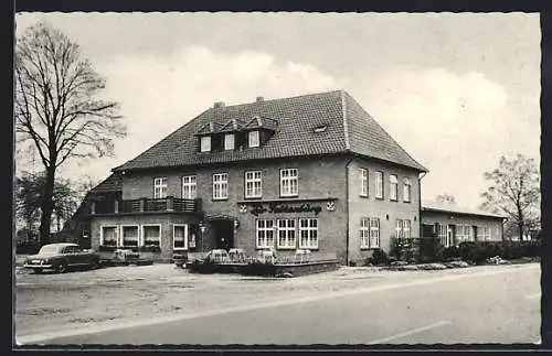 AK Falkenburg / Delmenhorst, Gasthof Zur Falkenburg, Bes. Otto Siemers