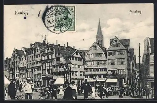 AK Hamburg, Messberg mit Geschäften