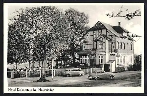 AK Holzminden, am Hotel Kiekenstein