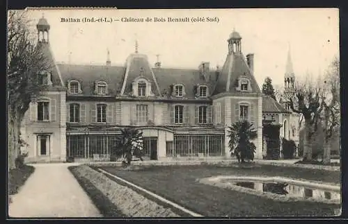 AK Ballan /Indre-et-Loire, Chateau de Bois Renault, Cote Sud