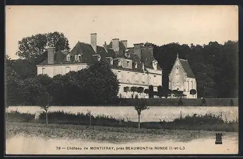 AK Beaumont-la-Ronce, Chateau de Montifray