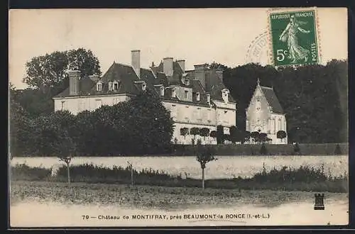 AK Montifray /Beaumont-la-Ronce, Chateau de Montifray