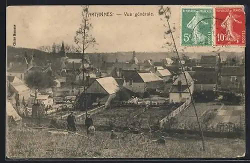 AK Artannes /Indre-et-Loire, Vue generale