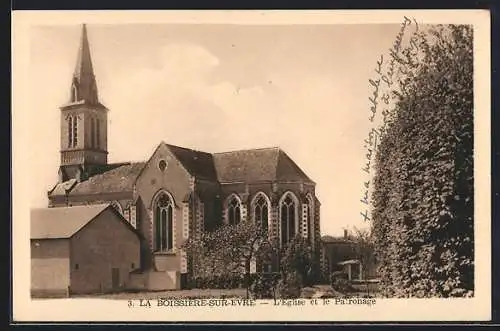 AK La Boissière-sur-Evre, L`Eglise et le Patronage