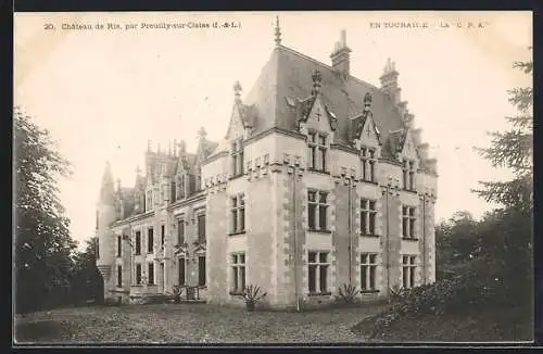 AK Preuilly-sur-Claise /Indre-et-Loire, Chateau de Ris, En Touraine