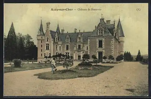 AK Azay-sur-Cher, Chateau de Beauvais