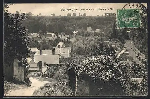 AK Vernou /I.-et-L., Vue sur le Bourg, à l`Est