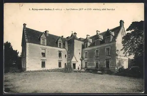 AK Azay-sur-Indre, Le Chateau, coté Sud-Est