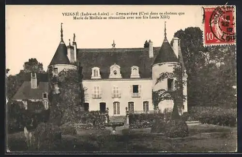 AK Veigné /I.-et-L., Chateau de Crouzière