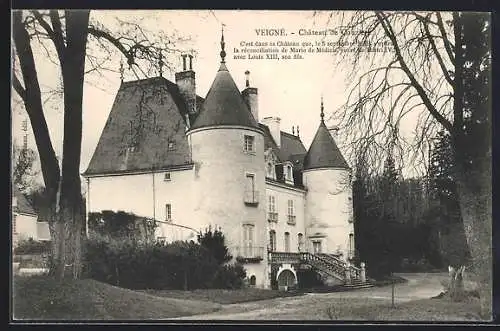 AK Veigné /I.-et-L., Chateau de Couzière