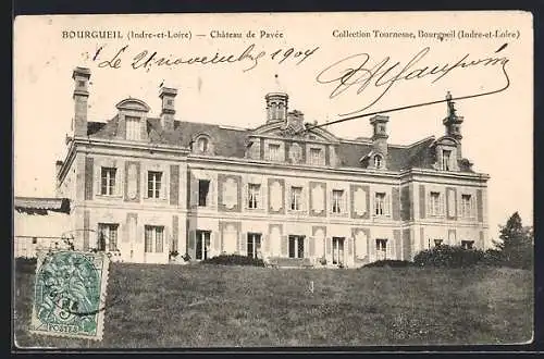 AK Bourgueil /I.-et-L., Chateau de Pavée