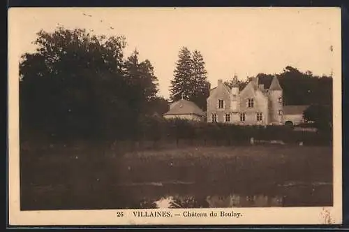 AK Villaines, Château du Boulay