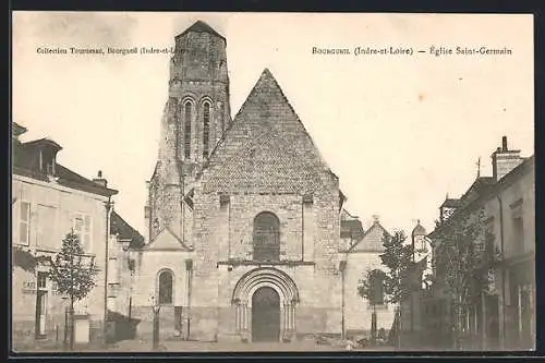 AK Bourgueil /Indre-et-Loire, Église Saint-Germain