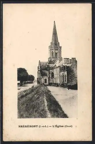 AK Bréhémont /Indre-et-Loire, L`Église