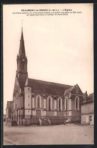 AK Beaumont-la-Ronce, L`Eglise