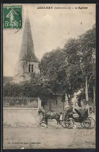 AK Jaulnay /Indre-et-Loire, L`Eglise